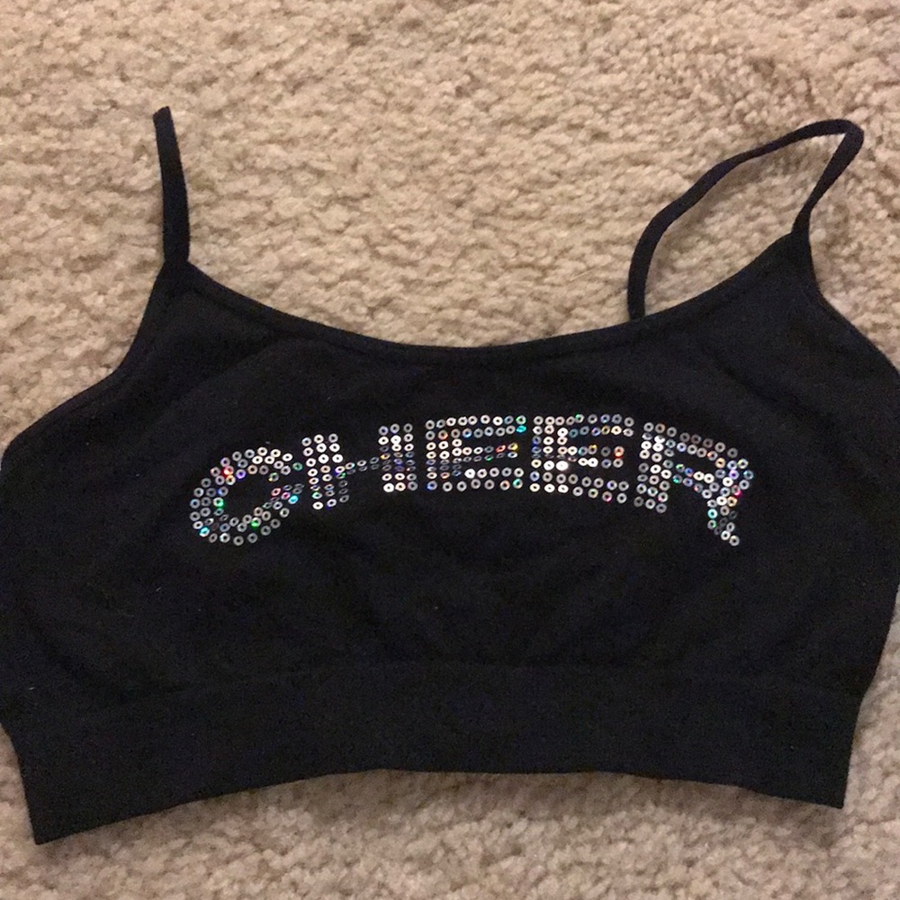 Cheer sports bra